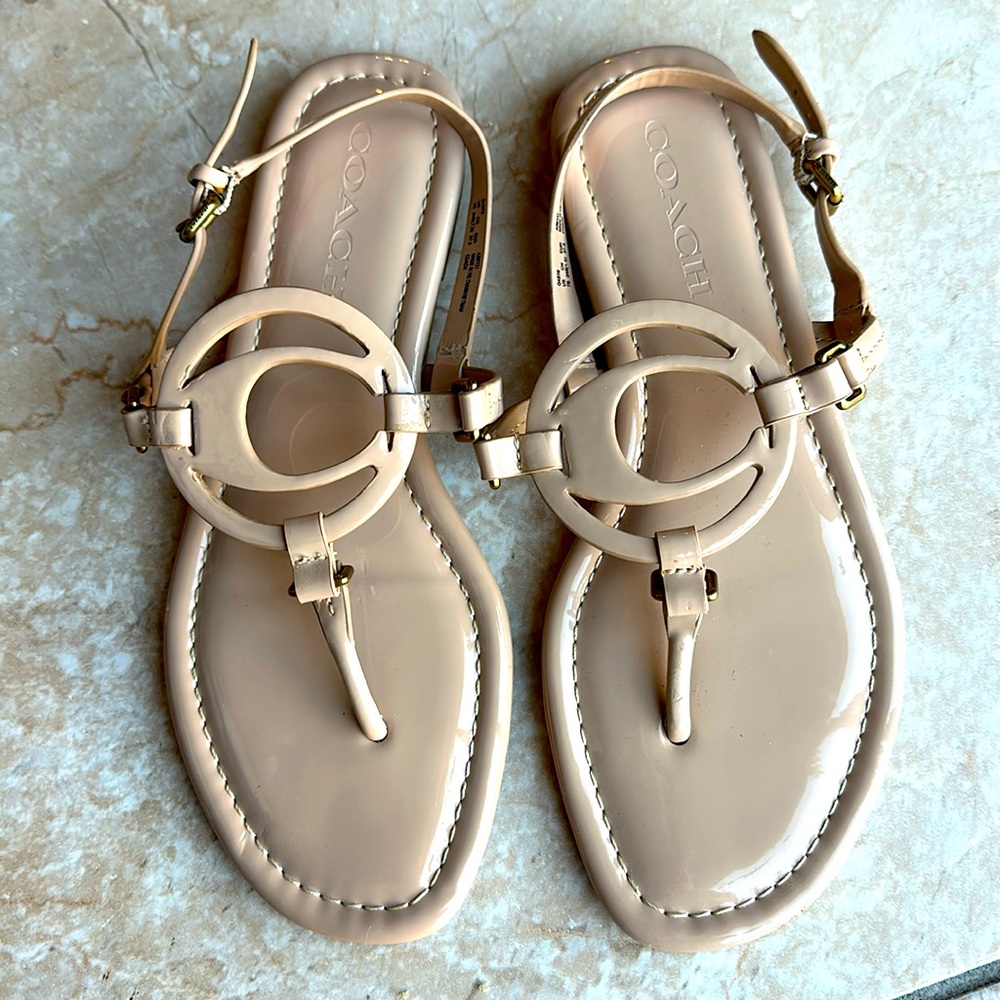 Coach Women’s Nude Sandals Size 7